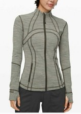 Women's Lululemon Define Jacket Full Zip Size 10 Wee Are From Space Sage Olive