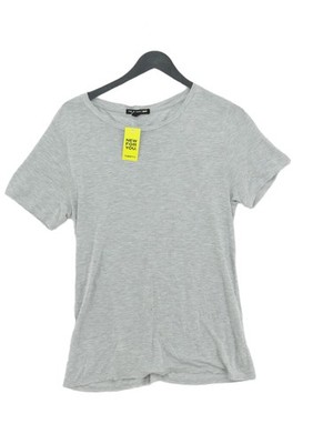 Rag & Bone Damen T-Shirt M Grau 100% Lyocell Modal Basic