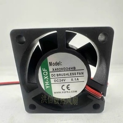 1PCS YH-XQF X4020D24HB 4020 24V 0.1A 4cm DC Cooling Fan