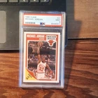 Fleer 1989 NBA Michael Jordan #21 Chicago Bulls Basketball Card PSA 9 Base Set
