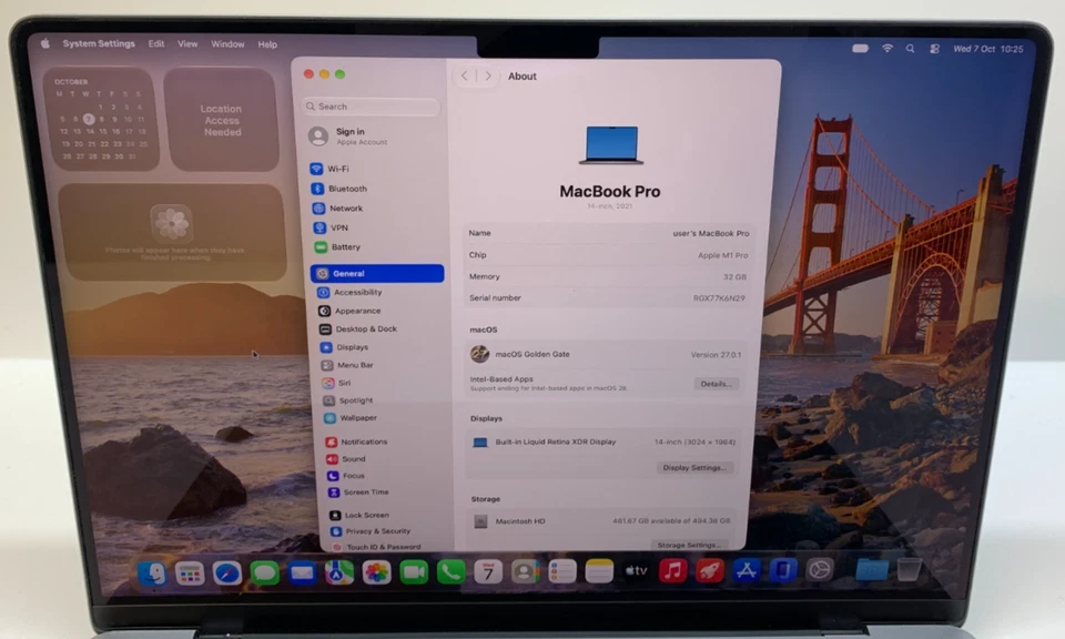 Apple MacBook Pro 14" M1 Pro · 32GB · 512GB, photo 3 of 5