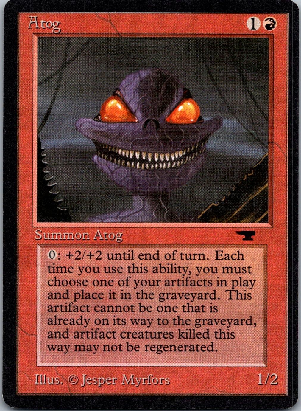 Atog Common Antiquities Magic: The Gathering Lightly Played