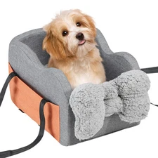 Center Console Dog Car Seat Dog Booster Car Seat for Small Dog 8 lbs