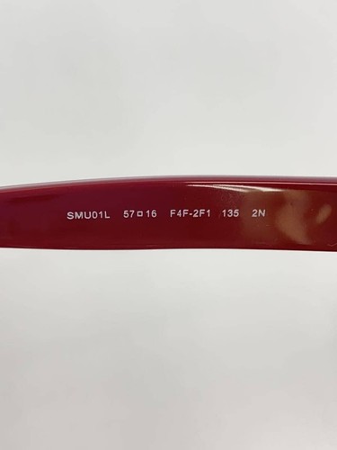 miu miu MIU Sunglasses RED Women's SMU01L PRE-OWNED - Picture 5 of 8
