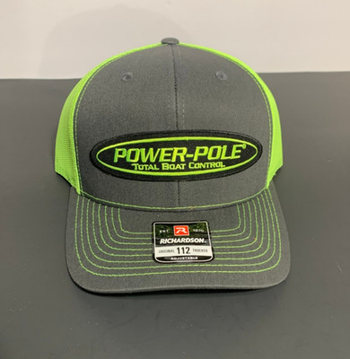 Power-Pole Total Boat Control Richardson 112 Grey Hat Adjustable Original Cap