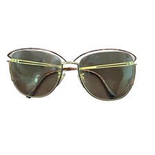 Vintage Tura HGP Gold Aviator Eyeglasses Frames Mod 419 TOR Japan Case
