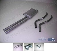 Auspuff Mitteltopf + Anbauteile für Mercedes Pagode SL 230+250+280 W113