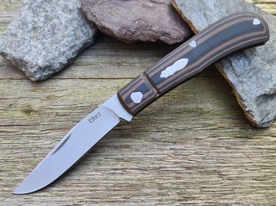 CRKT Messer VENANDI Slipjoint 8Cr13MoV Stahl G10 Griff
