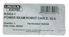 Lincoln Electric K2433-1 Power REAM Robotic Cable - 20 ft