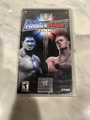 Brand new! FACTORY SEALED. PSP WWE SmackDown vs. Raw 2006 BLACK LABEL. RARE.