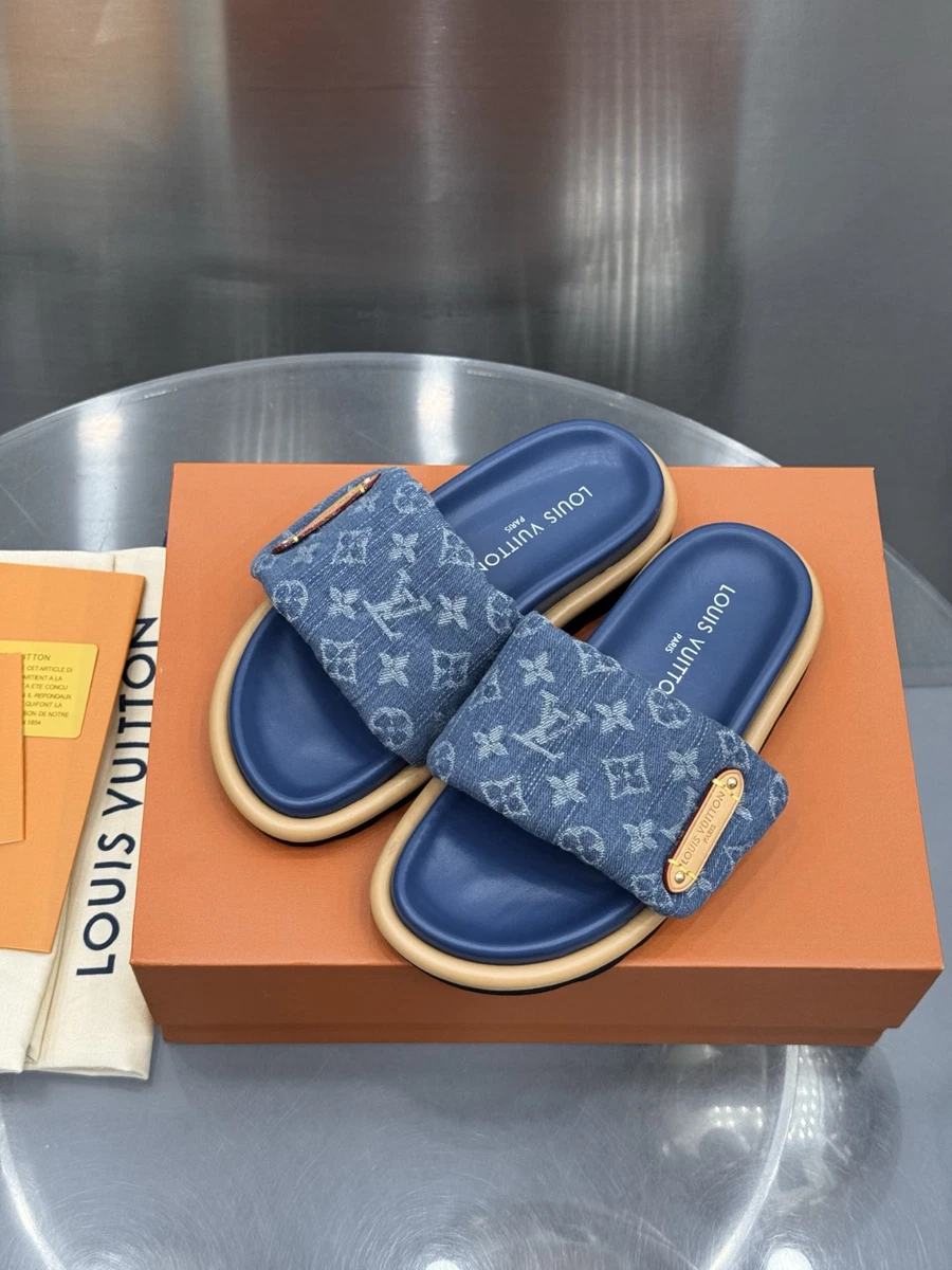 Louis Vuitton M Slide Sandals for Women for sale | eBay