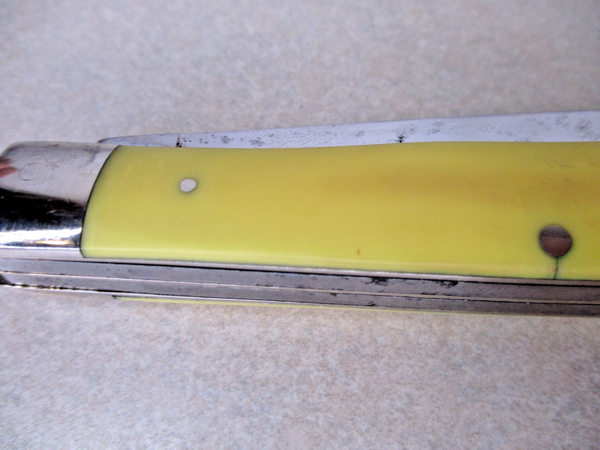 VINTAGE CASE XX USA LARGE TRAPPER KNIFE 3254 3 DOT 1977 Tested