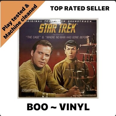 Star Trek - ''The Cage'' / ''Where No Man Has Gone Before'' - TV Soundtrack LP 1985