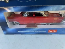 Sun Star NO.4651 1956 LINCOLN PREMIERE HARD TOP (Huntsman Red/Starmist White)