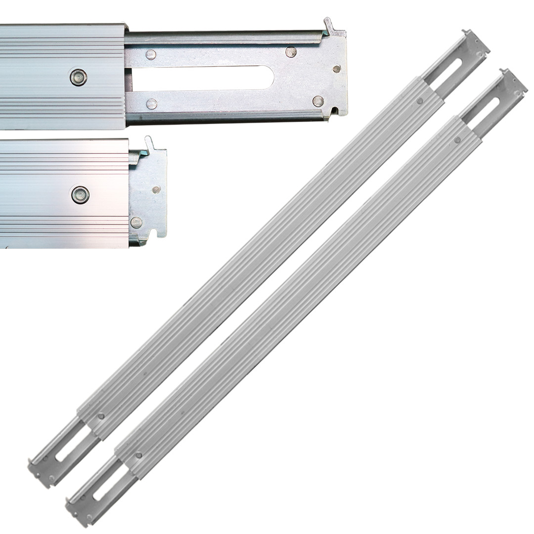2 Pack 92"-103" Aluminum Decking Beam E-Track - Load Lock Cargo Bar 2,200LBS