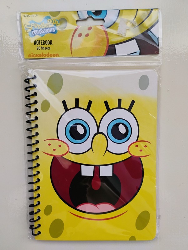 Nickelodeon SpongeBob SquarePants Spiral Notebook (60 Sheets)