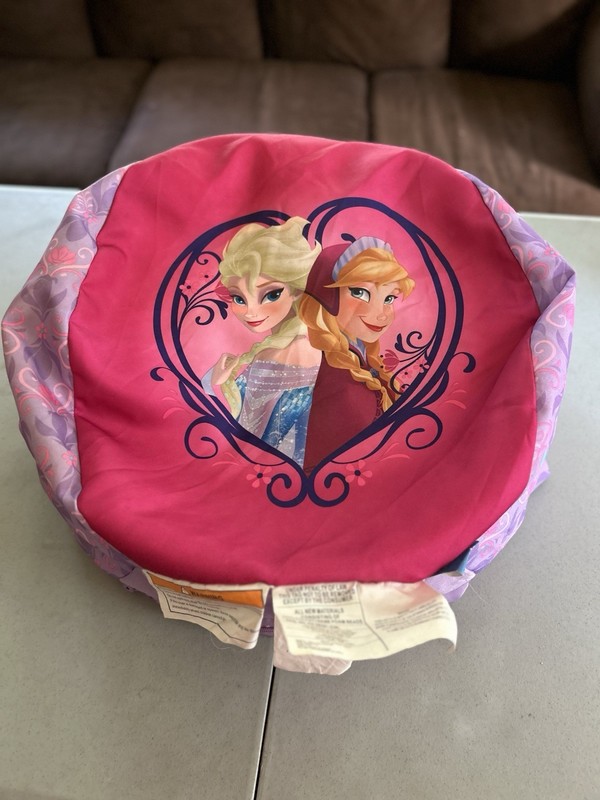Children’s Frozen Anna & Elsa Bean Bag Seat - Excellent Condition