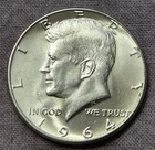 1964 kennedy half dollar bu