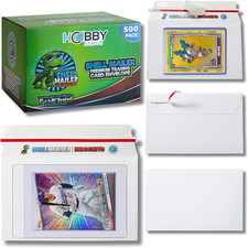 500 Pack Shell Mailer Incognito Trading Card Envelopes by , 7" X 4.35" Trading C