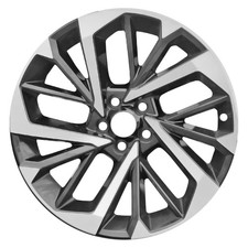Refurbished Machined and Painted Gloss Black Aluminum Wheel 20 x 8