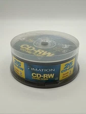 Imation 650 MB 74 Min CD-RW Data Rewritable Media 25 Pack Spindle Discs