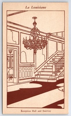 La Louisiane Reception Hall New Orleans Louisiana White Border Standard Postcard