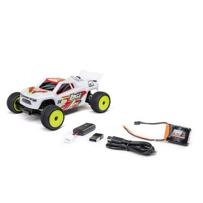 Losi LOS-1392T1 1:28 Micro-T 2S 2WD RTR Stadium Truck Brushless Weiß