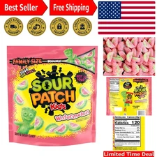 SOUR THEN SWEET Watermelon Candy, 1.8 lb Family Size - Celebrate with Flavor