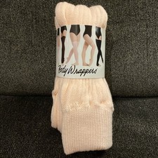 Women's Body Wrappers Pastel Pink Ballet Leg Warmers 48 Inches Sofy Cozy New NWT