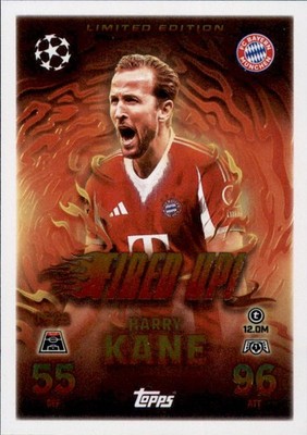 Match Attax Champions League 2025/26 LE28 Harry Kane Fired Up! Limited Edition