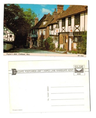 Postkarte - Taylor's Hill, Chilham, Kent, Copper Kettle Restaurant UNBESENDET