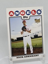 2008 Topps Nick Adenhart Rookie Card Los Angeles Angels Pitcher RC UH129 MLB. rookie card picture