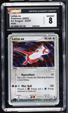 Latias ex 2003 Pokemon EX Dragon CGC 8 #93/97