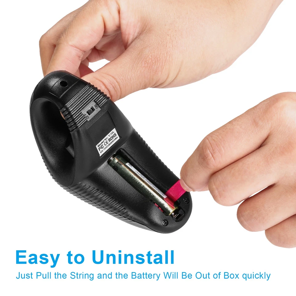 Wireless USB Handheld Finger Trackball Mouse with Laser Pointer Battery Powered - Image 2 of 4