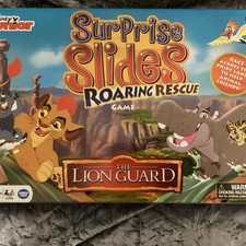 Disney Lion Guard Roaring Rescue Surprise Slides Board Game 100% COMPLETE
