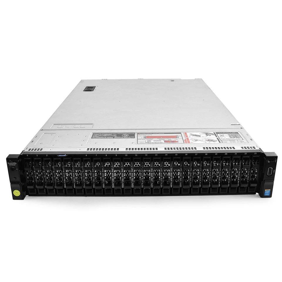 Servidor Dell PowerEdge R730xd 2,60 GHz 24 núcleos 288 GB RAM 24x 600 GB 15 K alojamiento VM Foto 3 de 4