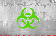 Biohazard Decal Sticker Vinyl Biohazard Decal Sticker Vinyl