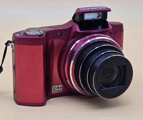 Olympus SZ-14 Digital Camera 14.0MP Red. No Charger. - Picture 3 of 12
