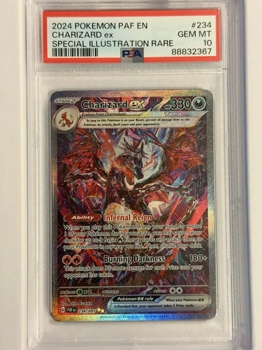 New ListingCharizard EX 234/091 SV: Paldean Fates PSA 10