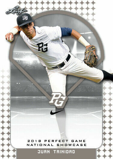 Juan Trinidad " 1. Letztes Bedruckt " 2018 Blatt Perfekt Spiel Rookie Card #284 Juan Trinidad " 1. Letztes Bedruckt " 2018 Blatt Perfekt Spiel Rookie Card #284