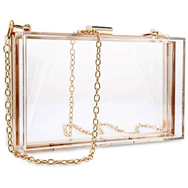 transparent acrylic bag
