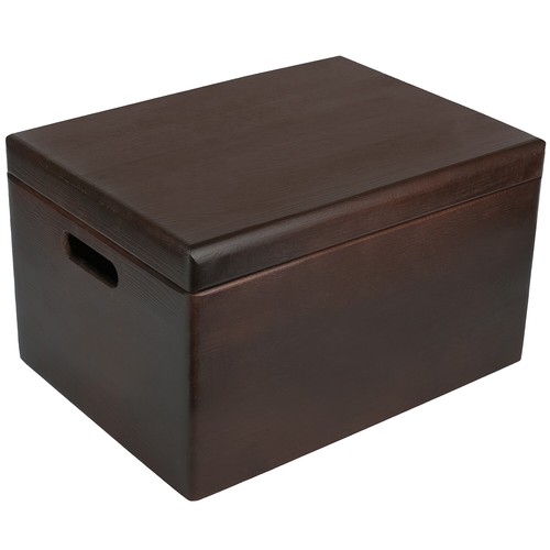 CreativeDeco Caja de Madera Caja de Almacenamiento con Tapa | 40x30x24 cm | 10 Colores - Imagen 10 de 71