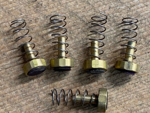 TILLEY VALVE GUIDE SPRING pack 5 LAMP CONTROL COCK / PUMP 611 TILLY vintage nos - Picture 14 of 24