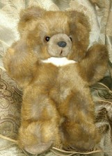 VINTAGE RUSS BERRIE BENNINGTON BROWN TEDDY BEAR STUFFED ANIMAL PLUSH 12" tall