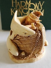 Harmony Kingdom Trinket box Sharks Tin cat sharks 1996 Made in England