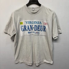 Los Angeles Apparel 6.5 Ounce T-Shirt Size Large Virginia Gran-Deur M297 -16