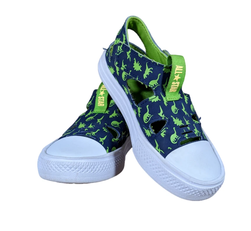 Converse Chuck Taylor All Star Superplay Green Dino Sandals Size
