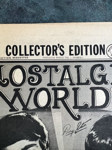 Nostalgia World’s First Edition (1978) Newspaper Magazine - Collector’s Edition - Picture 2 of 5