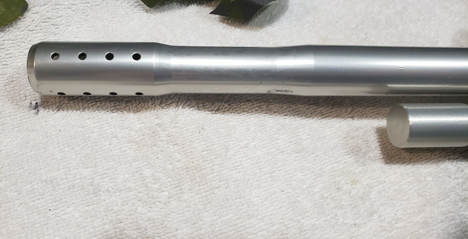 SHARP PMI Piranha BLUE SILVER Fade Paintball Gun & Spyder Barrel ALL