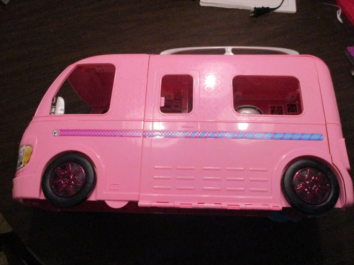 Mattel Barbie Dream Camper RV Pink 2016 Motorhome Van